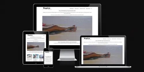 Magazin mit Webdesign responsiv