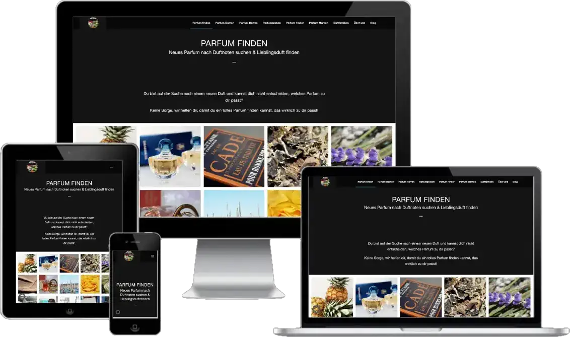 Webdesign Referenz einer eigenen Website